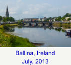 Ballina, Ireland July, 2013