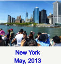 New York May, 2013